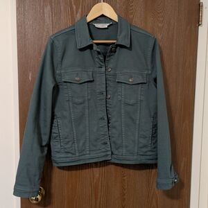 Simon's Classic Green Denim Jacket
